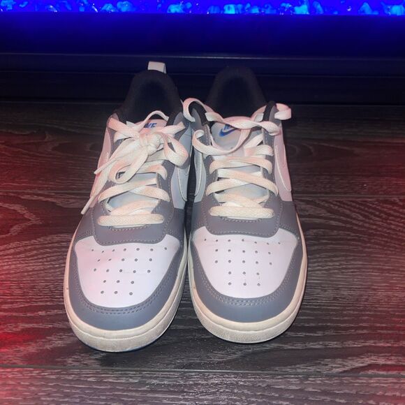 Nike Court Borough Recraft Pure Platinum White Shoes SZ 6y DV5456-019 - Picture 5 of 8